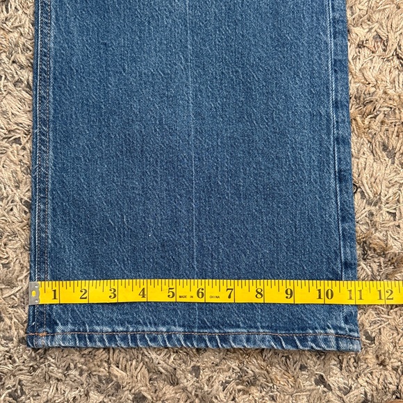 NWT LOFT Mid-Wash the wide leg high rise regular fit Jeans sz 30 - Picture 9 of 14